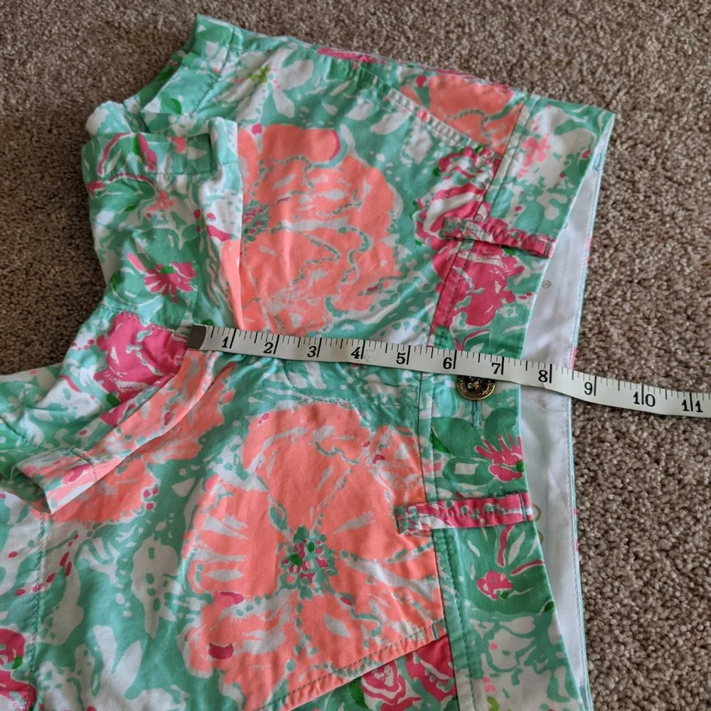 ⭐ Lilly Pulitzer Poolside Beach Print Callahan Shorts size 00